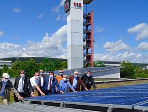 Feuerwache in Hofheim mit neuer Photovoltaik-Anlage